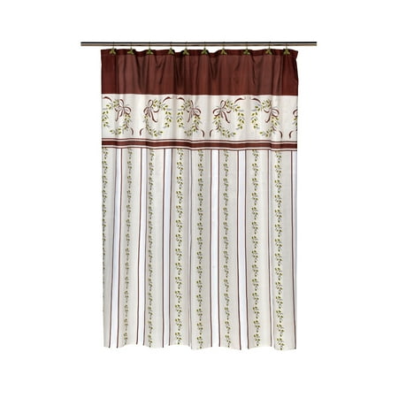 Victorian Christmas Fabric Shower Curtain Walmart Com