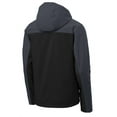 thumbnail image 6 of Port Authority Hooded Core Soft Shell Jacket-S (Black/ Battleship Grey), 6 of 6