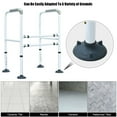 thumbnail image 6 of Topbuy Adjustable Toilet Handrails Freestanding Bathroom Toilet Safety Rail, 6 of 9