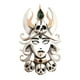 thumbnail image 2 of Anillos para mujer, regalos para mujer, estilo europeo y punk, decoración religiosa de bruja, calavera, estilo creativo, joyería para mujer, anillo de aleación., 2 of 5