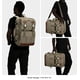 thumbnail image 2 of Mochila de viaje WITZMAN Canvas para hombre con portátil de 17 pulgadas Army, 2 of 8