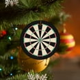 thumbnail image 4 of Ceramics Ornaments Sports Gifts Customized Round Ceramic Ornament Dart Board Design Christmas Tree Decoration Indoor Outdoor Yard Merry Xmas for Family & Friends, 4 of 8