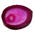 thumbnail image 1 of ENJOYW Polished Dyed Coaster Compact Stone Natural Agate Sliced Coaster Desktop Decor Cup Coaster, 1 of 7