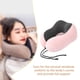 thumbnail image 5 of Almohada de viaje Almohada ergonómica de espuma viscoelástica para el cuello Funda extraíble y lavable Cómodo reposacabezas en forma de U Hebilla ajus Rosa, 5 of 9