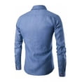 thumbnail image 2 of Camisa De Manga Larga De Impresión De Hombres Vaquero, 2 of 6