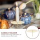 thumbnail image 3 of unbranded 10Ud Base De Metal Para Velas Pilar Con Pinza Antideslizante Para Celebraciones, 3 of 7