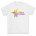 thumbnail image 1 of Camiseta "Teniendo una crisis", camiseta de algodón "Cuestiona la salud mental", camiseta moderna de Hannah Montana con purpurina falsa y estilo disco, camiseta con gráficos vintage, ropa unisex popul, 1 of 6