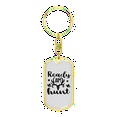 thumbnail image 4 of Ready Aim Hunt Stainless Steel or 18k Gold Premium Swivel Dog Tag Keychain, 4 of 10