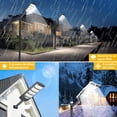 thumbnail image 4 of Luz Solar, Lampara Solar Exterior, 400W L&aacute;mparas Solares Exterior, IP66 Impermeable, 192 LED Potente Luces Solar con Control Remoto y Sensor de Movimiento, Adecuada para Entrada, Garaje, Ja, 4 of 7