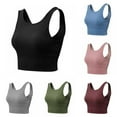 thumbnail image 5 of Women Summer Tight Vest Running Fitness Tank Top Women Breathable High Elastic Sensual Quick Dry Sports Vest Bra, 5 of 5