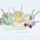 thumbnail image 3 of Silicone Face Mask Brushes, Facial Mask Brush Skin Care Beauty Tool Silicone Cosmetic Brush Mud Mask Brush Diy Makeup Tool (multi Color-3 Pack), 3 of 4