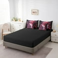 YST 7 Piece Western Dragon Queen Bedding Set For Girls Boys Gothic
