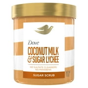 Dove Body Scrub Coconut & Sugar Lychee, 15 oz