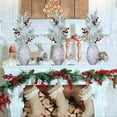 thumbnail image 4 of Artificial Winter Greenery Floral Stem, Pine Branch Arrangement, 1 Count, 19.3 Inch , White Holiday Centerpiece, Indoor Outdoor Decor, 4 of 5