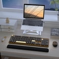 thumbnail image 2 of Combos de teclado y ratón Links9+ Retro Wireless Coffee, 2 of 6