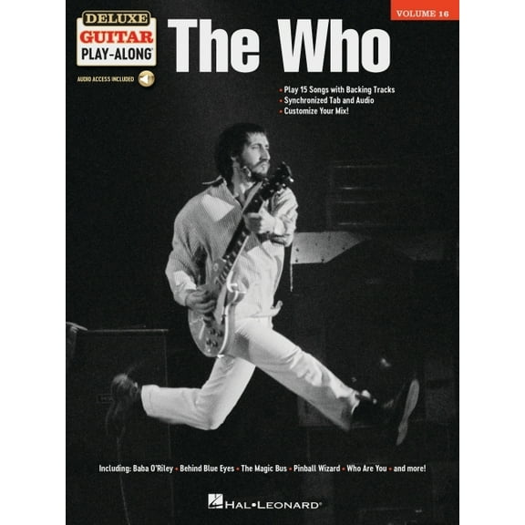 The Who - Deluxe Guitar Play-Along Vol. 16: Songbook with Interactive, Online Audio Interface, (Paperback)