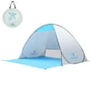 70.9x59x43.3 Inch Automatic Instant Pop-up Beach Tent Sun Shelter Cabana for Camping Fishing Hiking Picnic