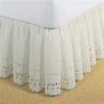 thumbnail image 1 of Fresh Ideas FRE30014IVOR01 Bed Skirt Ruffled Eyelet  Ivory - Twin, 1 of 4