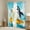 Blue Yellow Black, variant on Erosebridal Yellow Duck Curtains for Living Room,Ocean Surfing 30%-50% Blackout Curtains Set of 2 (38x45),Kawaii Cartoon Curtains and Drapes (38x45),Animal Bedroom Decorative