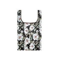 thumbnail image 3 of Wrapables Small JoliBag Collection Reusable Shopping Bag, White Pansies, 3 of 5