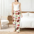 thumbnail image 5 of Uemuo Tomatoes Pattern Women's Wide Leg Palazzo Lounge Pants with Pockets Light Weight Loose Comfy Casual Pajama Pants-X-Large, 5 of 9