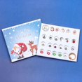 thumbnail image 3 of 24 compartimentos sobre de Adviento de Navidad caja ciega pulsera DIY regalo para niños Rojo Verde, 3 of 5