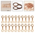 thumbnail image 3 of 20PC Common Rail Pipe Diesel Return Pipe Seal Gasket Gasket M6-M12 Copper Gasket, 3 of 5