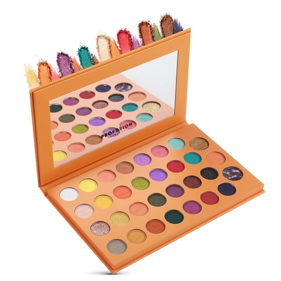 Profusion Cosmetics Peanuts Halloween Trick or Treat 31 Shade Palette, Long-wear Buildable Eyeshadow with Vitamin A & E for Rich-Pigment Multi-Finish, 28.6 g