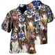 thumbnail image 2 of Nuevas camisetas hawaianas con estampado 3D del Día de la Independencia con diseño de gatos para hombres y mujeres, camisetas hawaianas de manga corta para niños, regalo para amantes de los gatos, 2 of 5