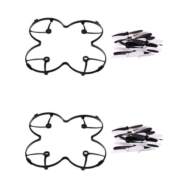40 Pedazos Fijaron Las Laminas de Helice con la Cubierta Protectora de Los Helices para HUBSAN X4 H107 H107C H107D