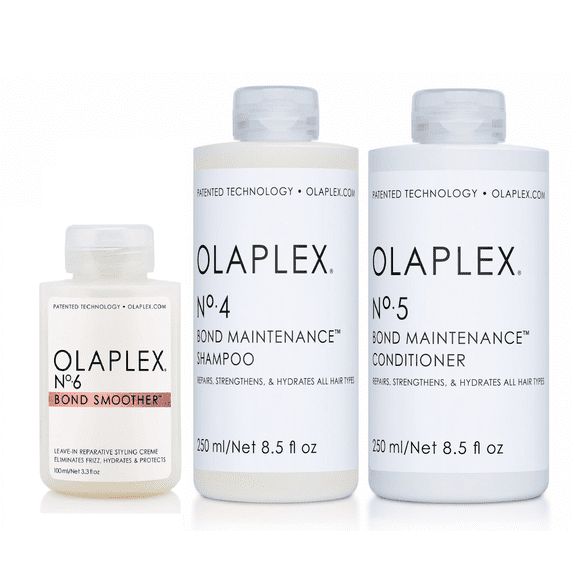 Olaplex Bond Maintenance Shampoo & Conditioner and Bond Smoother