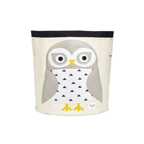 3 Sprouts Storage Bin - Snowy Owl