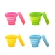 thumbnail image 1 of Cateissary Taza plegable multicolor de 4 Uds., taza plegable de silicona de grado alimenticio, portátil para viajes, Camping, escuela, taza para Utensilios de cocina, 1 of 6