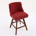 thumbnail image 4 of MIKIBAMA 26'' H Seat Height Upholstered Bar Stools Set of 2, 4 of 11