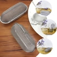 thumbnail image 2 of CIMAXIC 2pcs Creative Tea Infusers Household Tea Strainers Kitchen Brine Filters (Silver),4.33"X1.89"X1.89", 2 of 5