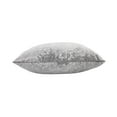 Mainstays Crushed Velvet Square Decorative Pillow, 18" x 18", Gray