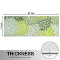 thumbnail image 5 of Kitchen Rugs Sets Of 2,Green Floral and Petal Pattern Anti Fatigue Kitchen Mat Rugs Non Slip Washable,Decorative Kitchen Floor Mats for Kitchen,Sink,Laundry,17"X47", 5 of 5