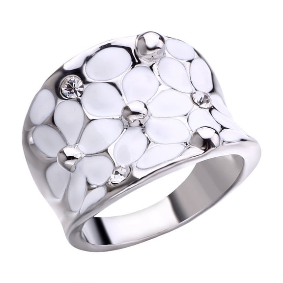Women's Flower Auden Natural Diamond Ring