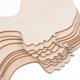 thumbnail image 3 of 12Pcs African Woman Face Cutouts with Lashes African Woman Silhouette Head Wood Decor, 3 of 3