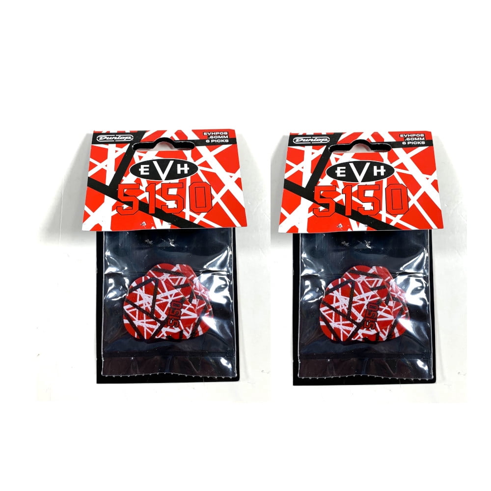 Eddie Van Halen Guitar Picks EVH 5150 Max Grip .60mm 12-Pack