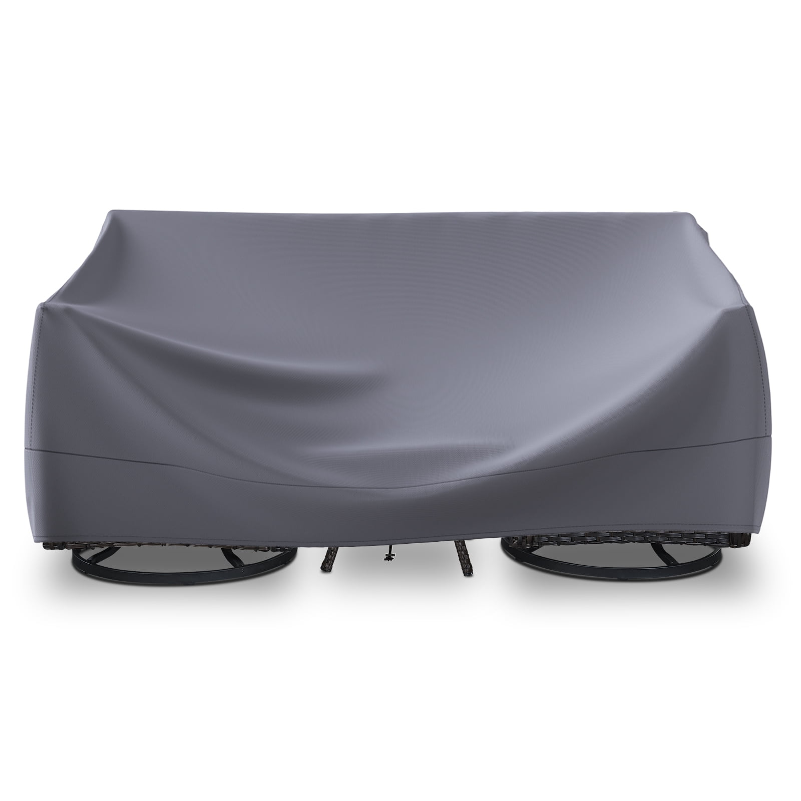 POCASSY Outdoor Furniture Cover Waterproof - 600D Oxford Waterproof Patio Furniture Cover with Handle and Storage Bag for Outdoor Sofa Outdoor Chair, 83"*34"*28", Gray