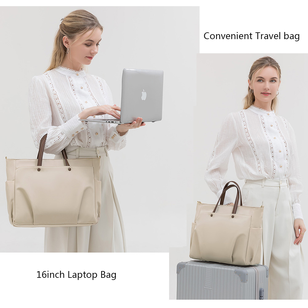 Professional Women Shoulder Bag Business Laptop Messenger Bag For Work Durable Nylon Material Water Resistant Computer Bag for Commuters