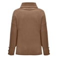 thumbnail image 4 of Turtleneck Pullover Sweaters for Womens Cowl Neck Long Sleeve Winter Chunky Slouchy Loose Fit Oversized Knit Sweaters, 4 of 5