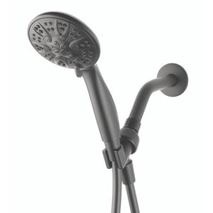Mainstays 5-Setting Handheld Shower Head Matte Black