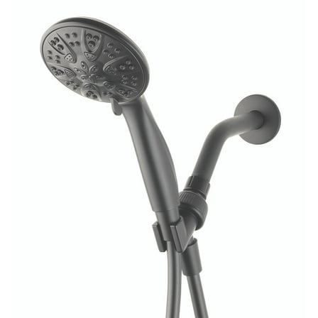 Mainstays 5-Setting Handheld Shower Head, Matte Black