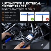VDIAGTOOL V200 Pro Automotive Power Probe Tester Circuit Breaker Finder Tool 12/24V Electrical Open Short Circuit Finder Wire Tracer AC/DC Trailer Relay Fuse Tester for Cars