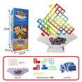 thumbnail image 1 of Bamboohart Building Block Brick Toy Balance Stacked  Tower Game Swing High Russian Building Blocks Stack Kid Desktop Toy, 1 of 8