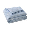 thumbnail image 2 of Btomtd Velvet Embossing Summer Cooling Blanket, Skin-Friendly & Breathable AC Cooling Quilt, Lightweight Comforter for Multi‑Season Use, 59" x 79" (Blue), 2 of 5