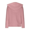 thumbnail image 3 of FRSASU Zip up Cardigan Sweatshirts for Women Long Sleeve Lightweight Solid Color Loose Casual Hoodies Fashion Jackets Pink, 3 of 4