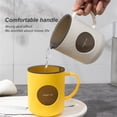 thumbnail image 4 of Copa de enjuague bucal Color de contraste Taza para niños Titular de almacenamiento con mango Portátil Cuarto de hogar Herramientas de lavado Accesorios Accesorios Amarillo Guardurnaity HA011961-03, 4 of 7